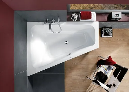 Obrázek VILLEROY BOCH Speciální vana Loop & Friends SQUARE, 1750 x 1350 mm, bílá Alpine #UBA175LFS9LIV01