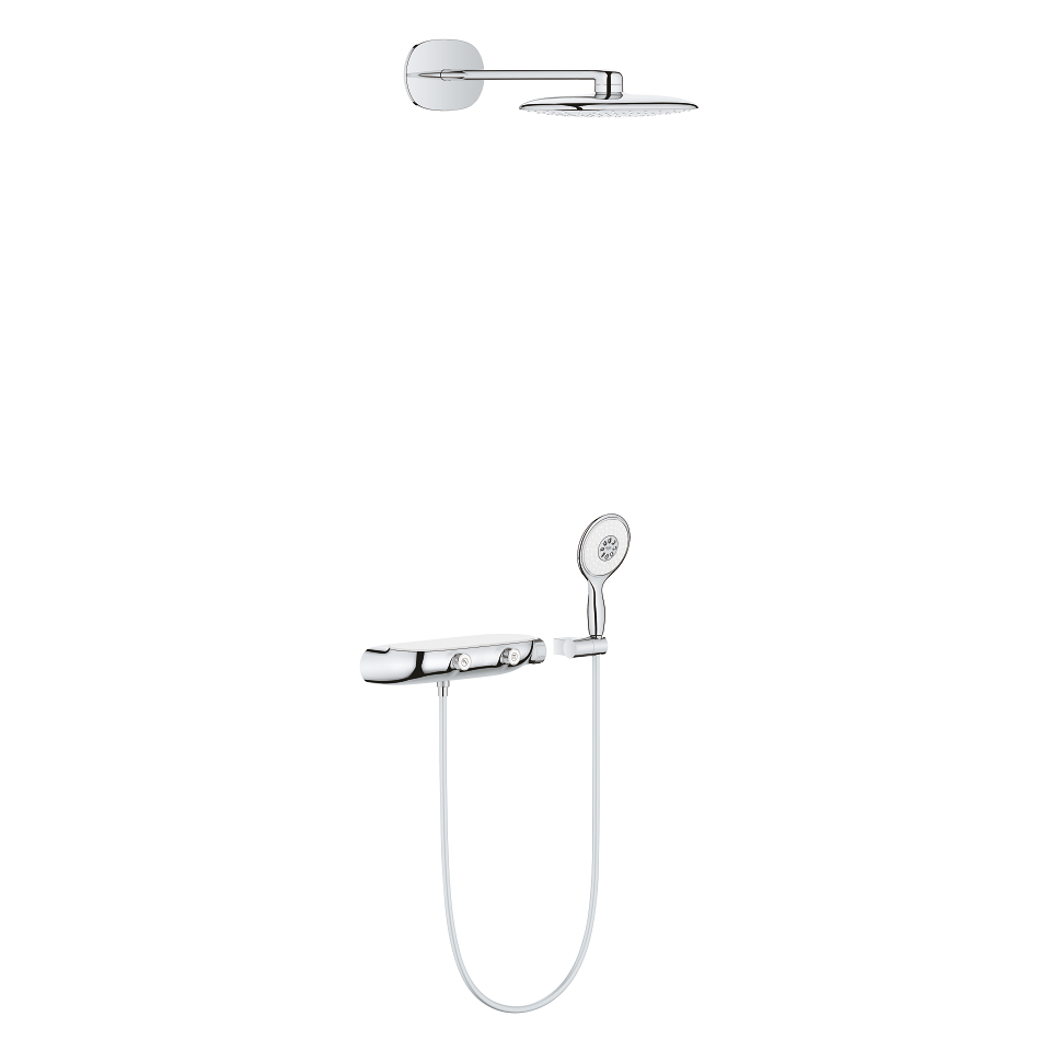 GROHE Rainshower System SmartControl Mono 360 Kombinovaný sprchový systém s termostatem, nástěnný/podomítkový Chrom #26446000