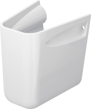DURAVIT Polosloup 085718 Design by sieger design #0857180000 - Barva 00, Bílá Vysoký lesk 245 x 268 mm