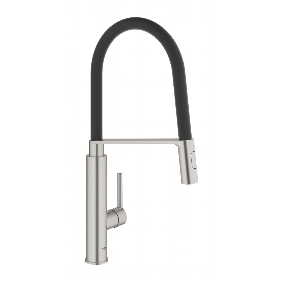 GROHE Jednopáková dřezová baterie Feel, 1/2″ #31489DC0 - supersteel