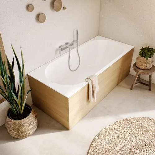 Obrázek VILLEROY BOCH Obdélníková vana Oberon 2.0, 1800 x 800 mm, bílá Alpine #UBQ180OBR2DV01