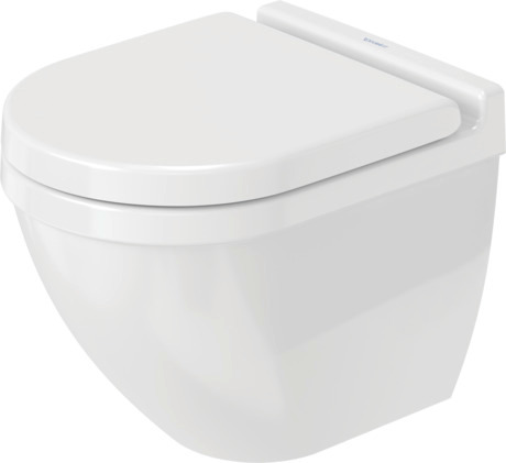 DURAVIT Závěsný klozet 222709 Design by Philippe Starck #2227092000 - © Barva 00, Bílá Vysoký lesk, Množství vody na splachování: 4,5 l 375 x 485 mm