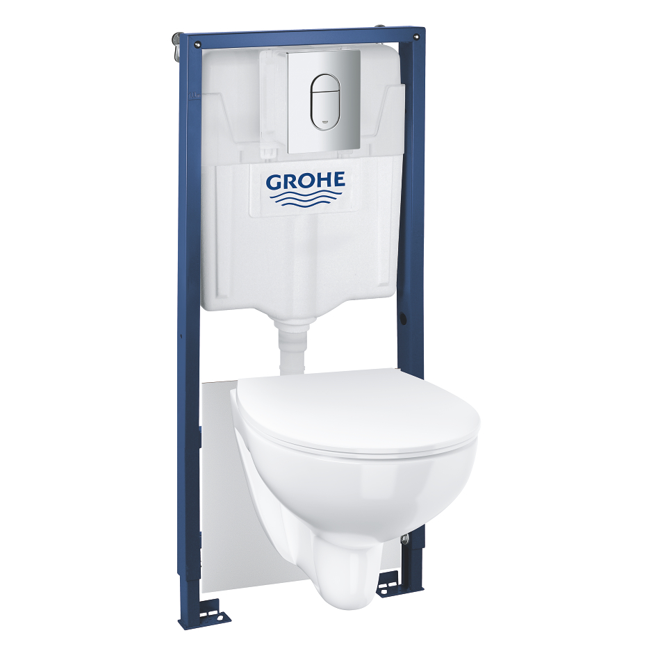 GROHE Solido Sada 5 v 1 pro WC, stavební výška 1,13 m alpská bílá #39902000