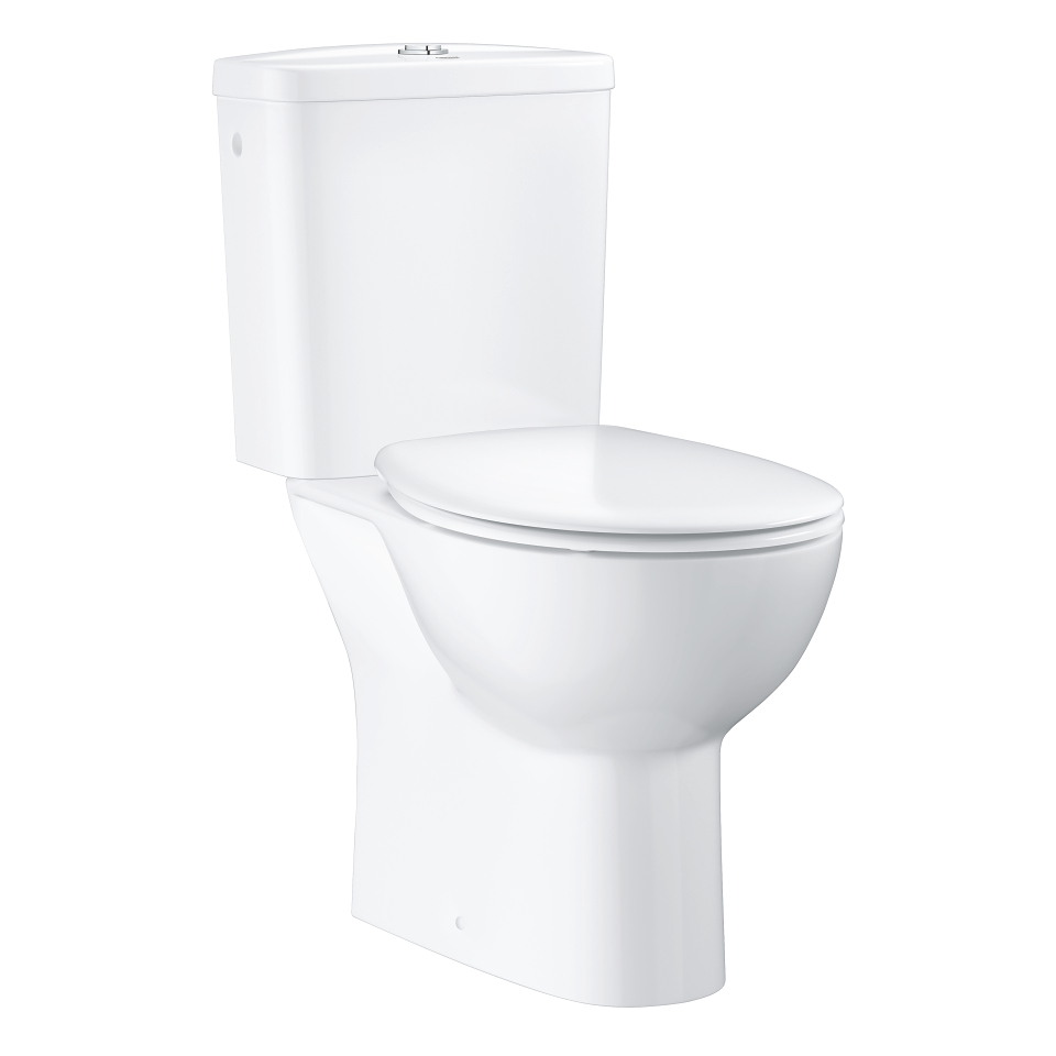 GROHE Keramická sada Bau - stojící WC kombinace #39496000 - alpská bílá