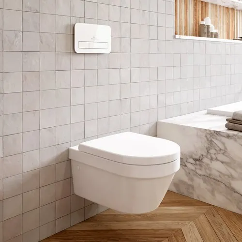 Obrázek VILLEROY BOCH Architectura umyvadlo bez ráfku, závěsné, bílé Alpine #4694R001