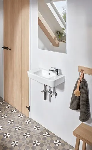 Obrázek VILLEROY BOCH Umyvadlo O.novo Compact, 500 x 250 x 145 mm, bílé Alpine, s přepadem #4342R501