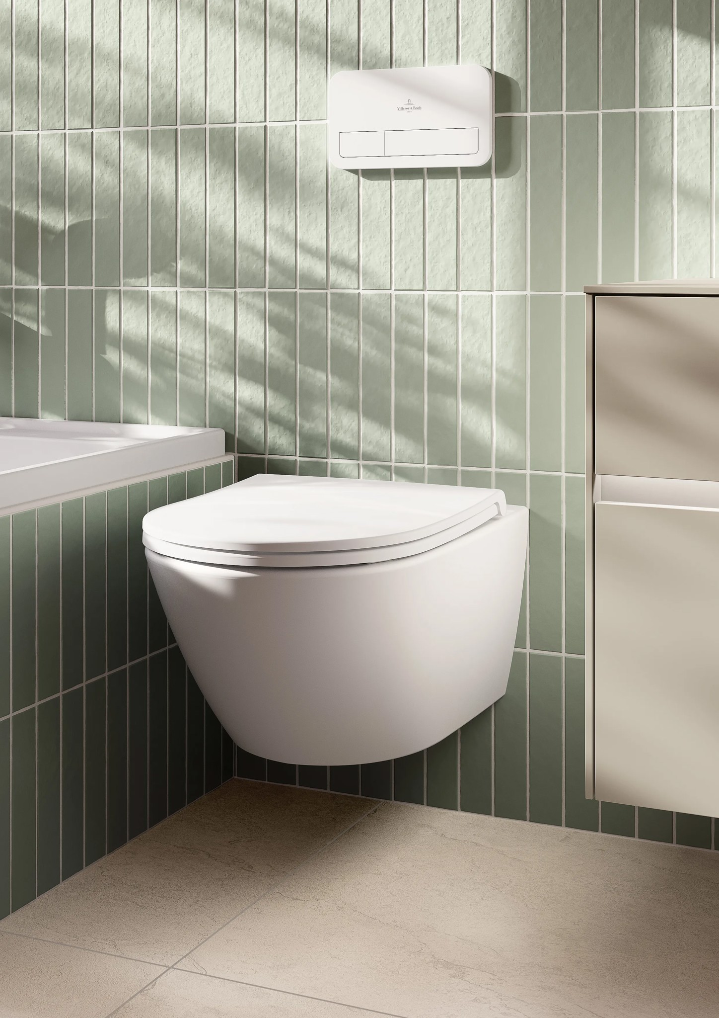 Obrázek VILLEROY BOCH Subway 3.0 bezokrajové závěsné WC s TwistFlush, bílé Alpine #4670T001