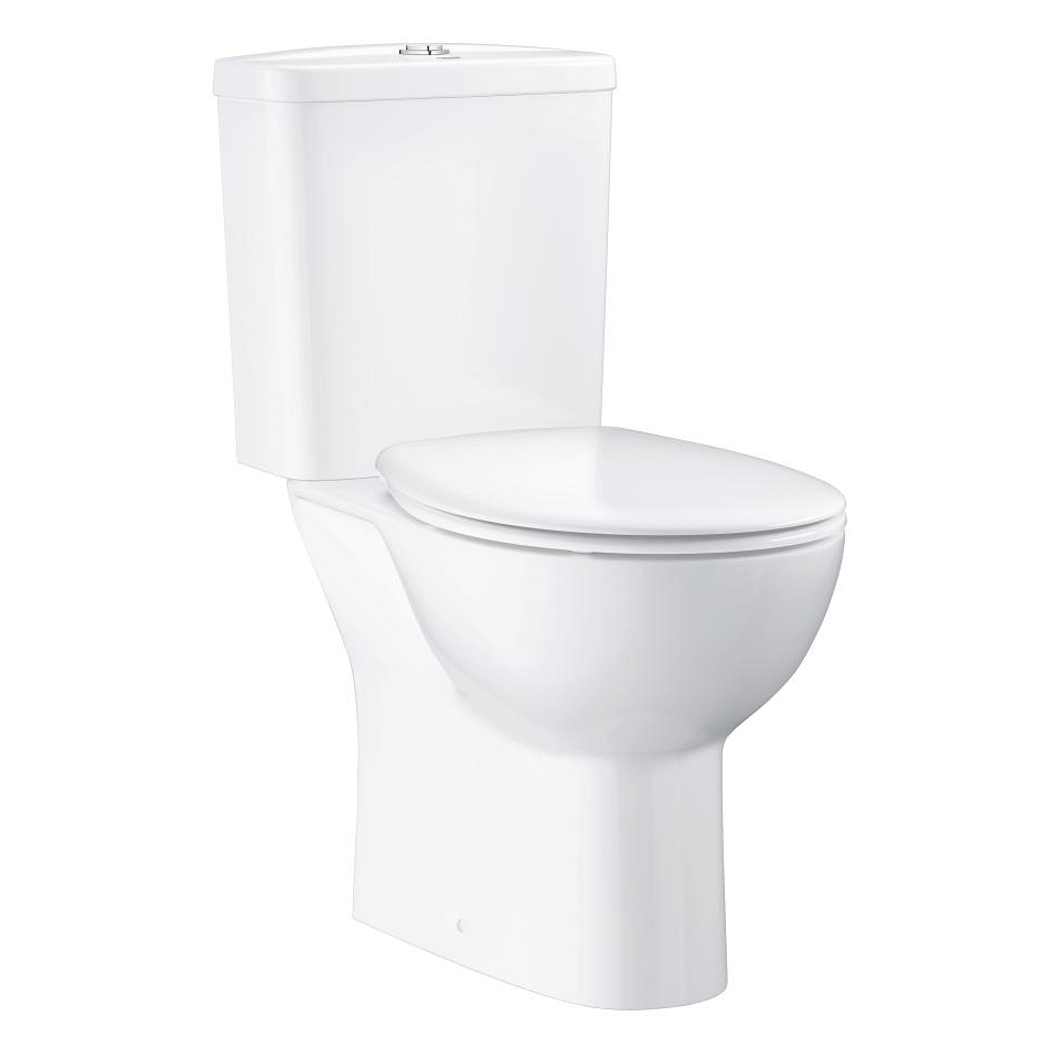 GROHE Keramická sada Bau - stojící WC kombinace #39604000 - alpská bílá