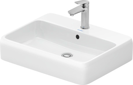 DURAVIT Umyvadlová mísa 238560 Design by Studio F. A. Porsche #2385602027 - p Barva 00, Bílá Vysoký lesk, Počet míst pro mytí: 1 Uprostřed, Počet otvorů pro armaturu na jednom umyvadle: 1 Uprostřed, Přepad: Ano, Broušené 600 x 470 mm