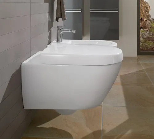 Obrázek VILLEROY BOCH Bidet Subway 2.0, závěsný, 375 x 565 mm, bílý Alpine #54000001