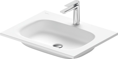 DURAVIT Umyvadlo 265000 Design by Philippe Starck #2650003200 - p Barva 32, Plocha pro armaturu: Ano 620 x 485 mm