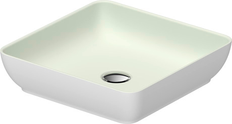 DURAVIT Umyvadlová mísa 266001 Design by Philippe Starck #266001FG00 - Barva 32, Bílá Hedvábný mat 400 x 400 mm