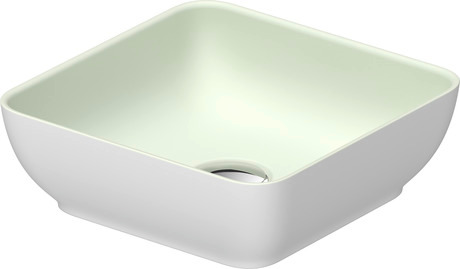 DURAVIT Umyvadlová mísa 266003 Design by Philippe Starck #266003FG00 - Barva 32, Bílá Hedvábný mat 300 x 300 mm