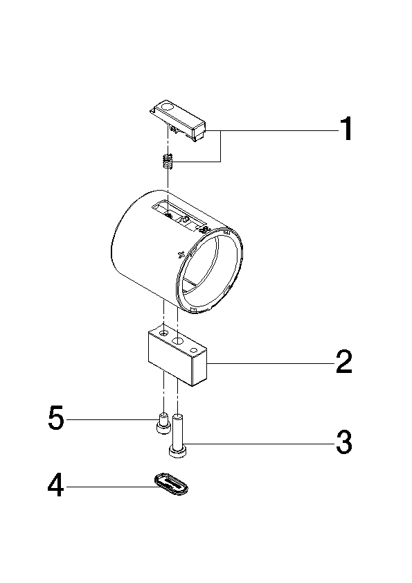DORNBRACHT Rukojeť termostatu Ø48mm - kartáčovaná platina #90173301900-06