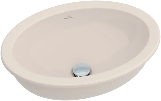 VILLEROY BOCH Loop & Friends Unterbauwaschbecken, 570 x 410 x 215 mm, Pergamon CeramicPlus, mit Überlauf, Außenseite glasiert #616120R3