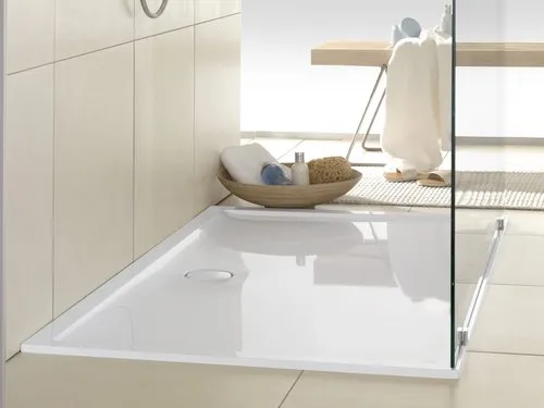 Obrázek VILLEROY BOCH Plochá obdélníková sprchová vanička Futurion, 1400 x 900 x 25 mm, bílá Alpine #UDQ1490FFL2V-01