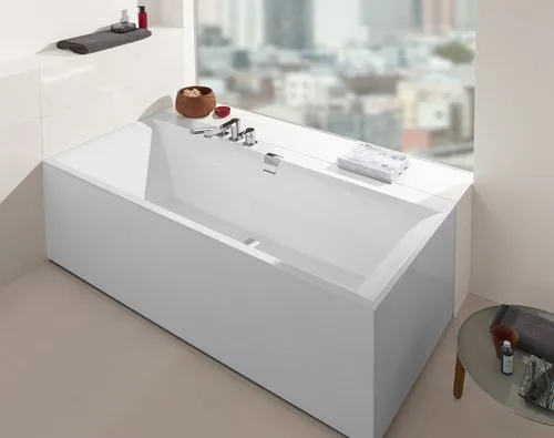 Obrázek VILLEROY BOCH Obdélníková vana Squaro Edge 12, 1700 x 750 mm, bílá Alpine #UBQ170SQE2DV-01
