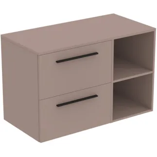 IDEAL STANDARD I.LIFE B - Nábytkový balíček 1002x507x646 mm v béžové matné barvě - SoftClosing, dřevo z udržitelných zdrojů #T5752NH - Greige