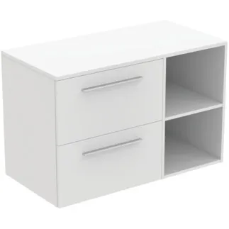 IDEAL STANDARD I.LIFE B - Nábytkový balíček 1002x507x646 mm v bílé barvě - SoftClosing, dřevo z udržitelných zdrojů #T5753DU - Bílý