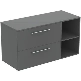 IDEAL STANDARD I.LIFE B - Nábytkový balíček 1202x507x646 mm v béžové matné barvě - SoftClosing, dřevo z udržitelných zdrojů #T5757NG - quartz grey