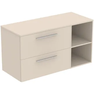 IDEAL STANDARD I.LIFE B - Nábytkový balíček 1202x507x646 mm v pískově béžové matné barvě - SoftClosing, dřevo z udržitelných zdrojů #T5757NF - pískově béžová barva