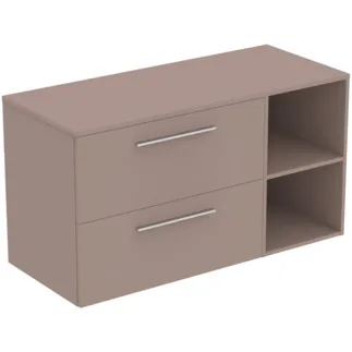 IDEAL STANDARD I.LIFE B - Nábytkový balíček 1202x507x646 mm v béžové matné barvě - SoftClosing, dřevo z udržitelných zdrojů #T5757NH - Greige