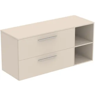 IDEAL STANDARD I.LIFE B - Nábytkový balíček 1403x507x646 mm v pískově béžové matné barvě - SoftClosing, dřevo z udržitelných zdrojů #T5761NF - pískově béžová barva
