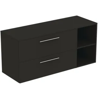 IDEAL STANDARD I.LIFE B - Nábytkový balíček 1403x507x646 mm v karbonově šedé matné barvě - SoftClosing, dřevo z udržitelných zdrojů #T5761NV - Karbonově šedá barva