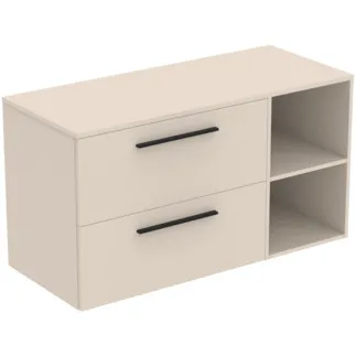 IDEAL STANDARD I.LIFE B - Nábytkový balíček 1202x507x646 mm v pískově béžové matné barvě - SoftClosing, dřevo z udržitelných zdrojů #T5756NF - pískově béžová barva