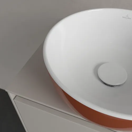 VILLEROY BOCH Umyvadlo na desku Artis, 325 x 325 x 135 mm, rezavé, bez přepadu #438932BCW8, obrázek 6