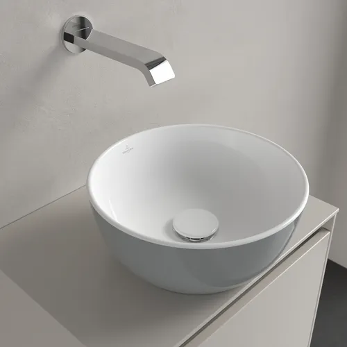 VILLEROY BOCH Umyvadlo na desku Artis, 325 x 325 x 135 mm, francouzské lněné provedení, bez přepadu #438932BCT7, obrázek 8