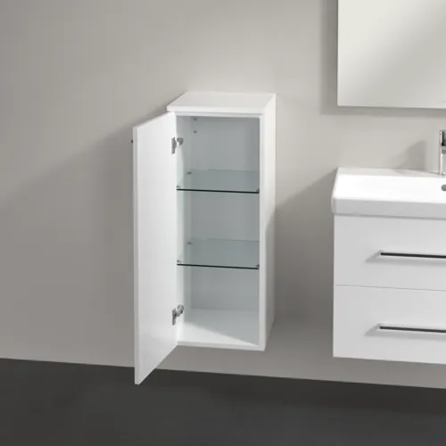 VILLEROY BOCH Boční skříňka Avento, 1 dveře, 347 x 888 x 405 mm, Brilliant White #A89500VE, obrázek 5