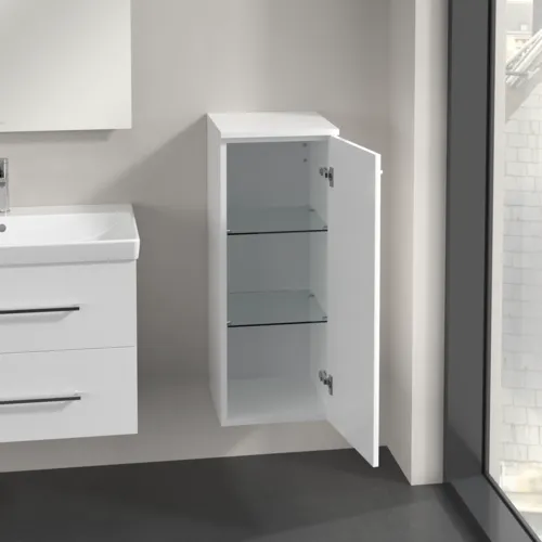 VILLEROY BOCH Boční skříňka Avento, 1 dveře, 347 x 888 x 405 mm, Brilliant White #A89501VE, obrázek 5