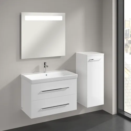 VILLEROY BOCH Boční skříňka Avento, 1 dveře, 347 x 888 x 405 mm, Brilliant White #A89501VE, obrázek 3