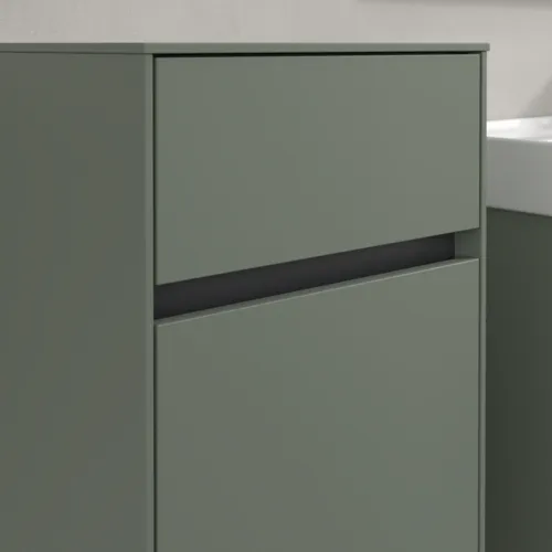 VILLEROY BOCH Boční skříňka Collaro, 1 dvířka, 1 zásuvka, 404 x 748 x 349 mm, Soft Green / Soft Green #C03200AF, obrázek 7