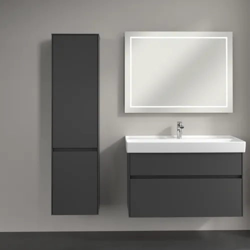 VILLEROY BOCH Vysoká skříň Collaro, 2 dveře, 404 x 1538 x 349 mm, Grafit / Grafit #C03300VR, obrázek 4