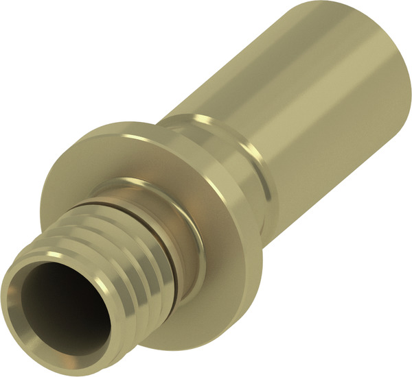 TECE Lisovaný přechod s pájeným spojem TECEflex, rozměry 32 až 28 mm Cu, Si-bronz #716332