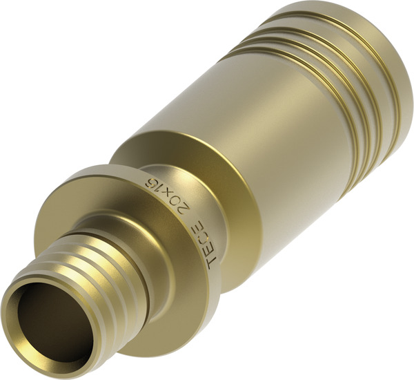 TECE TECEflex silicon bronze connection adapter for the hygiene box, dim. 16 mm #716340