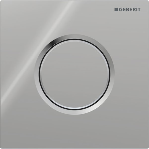 GEBERIT Ovládání splachování pisoáru Geberit, s pneumatickým spuštěním splachování, ovládací tlačítko typ 01, Round chrom / Lesklý #116.011.21.5