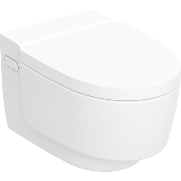 GEBERIT AquaClean Mera Comfort kompletní WC systém závěsné WC #146.210.11.1 - WC keramický spotřebič: bílý / KeraTect designový kryt: bílý