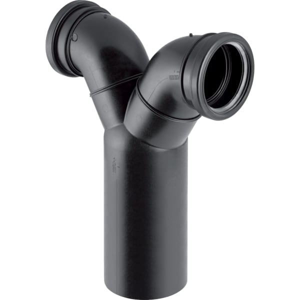 GEBERIT Dvojité připojovací koleno Geberit PE 90° pro závěsné WC #367.923.16.1