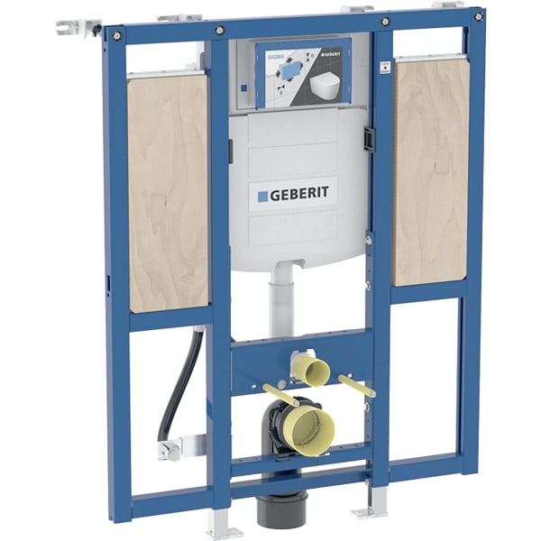 GEBERIT Duofix prvek pro závěsné WC, 112 cm, se skrytou splachovací nádržkou Sigma 12 cm, bezbariérový, pro podpěry a madla #111.375.00.5