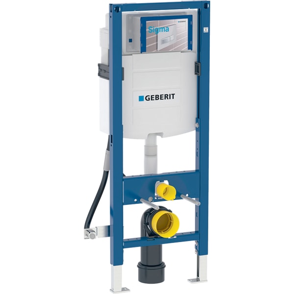 GEBERIT Prvek Geberit Duofix pro závěsné WC, 112 cm, se skrytou splachovací nádržkou Sigma 12 cm, bezbariérový #111.350.00.5