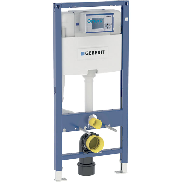 GEBERIT Duofix prvek pro závěsné WC, 112 cm, se skrytou splachovací nádržkou Omega 12 cm #111.060.00.1