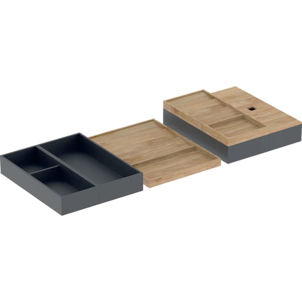 GEBERIT sada přihrádek do zásuvky, šířka 90cm #502.351.00.1