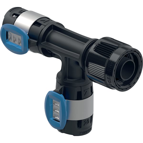 GEBERIT T tvarovka Geberit FlowFit přechodová s MasterFix, odbočka #620.781.00.1