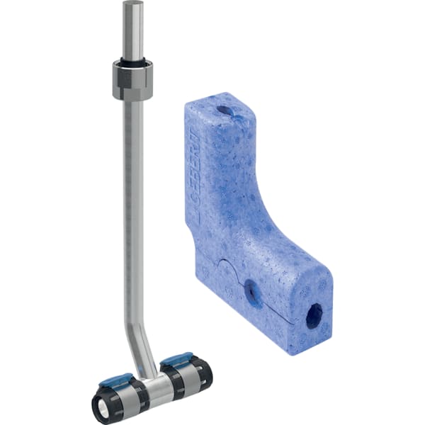 GEBERIT Připojovací T tvarovka Geberit FlowFit pro kovové trubky s přechodkou k připojení na Eurokonus #619.421.22.1