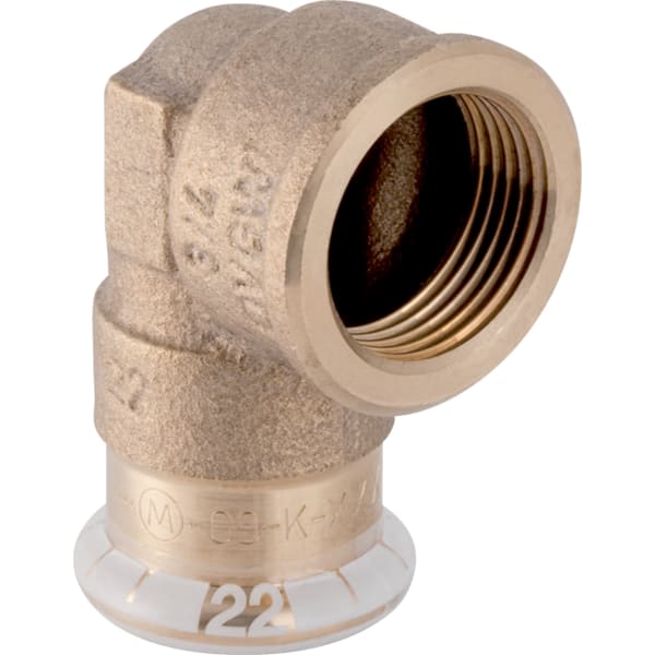 GEBERIT Přechodové koleno Geberit Mapress měď 90° s vnitřním závitem #63857