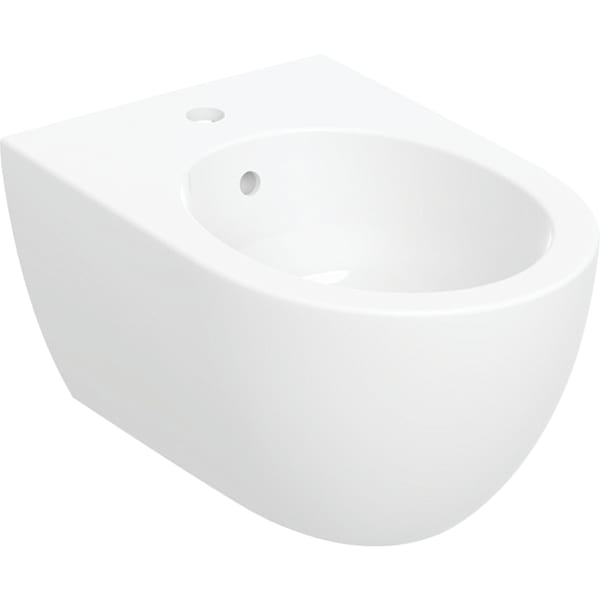 GEBERIT Acanto nástěnný bidet uzavřený keramický design #502.825.00.8 - bílá / KeraTect