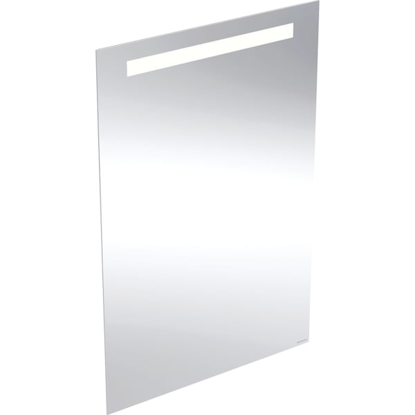 GEBERIT Zrcadlo s osvětlením Geberit Option Basic Square, osvětlení shora Hliník eloxovaný #502.812.00.1